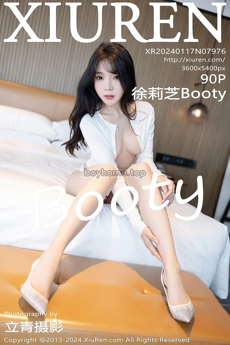 [XiuRen秀人网] No.7976 女神徐莉芝Booty淡蓝连衣短裙+白色蕾丝内衣秀曼妙身姿诱惑写真