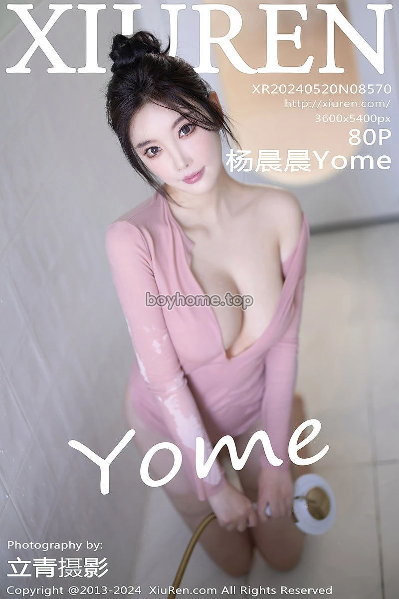[XiuRen秀人网] No.8570 女神杨晨晨Yome性感白色连衣短裙配白丝吊袜秀完美身材诱惑写真