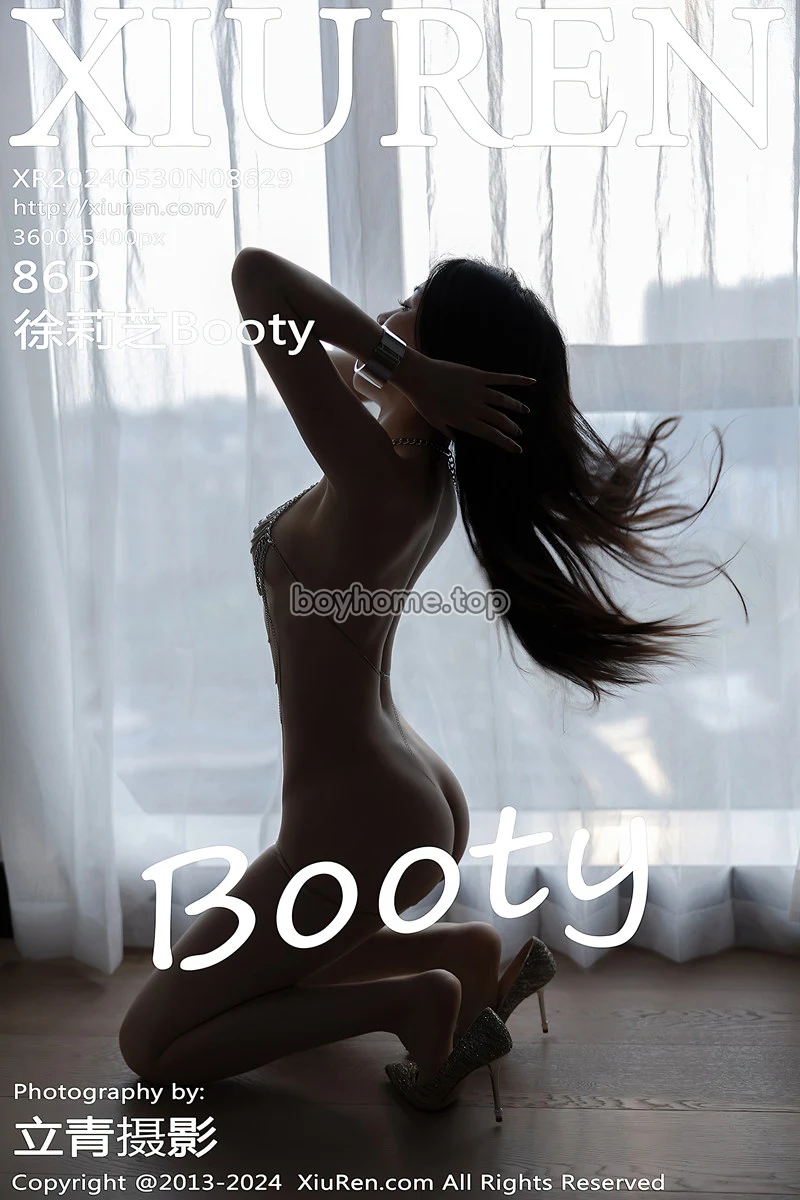 [XiuRen秀人网] No.8629 女神徐莉芝Booty性感露背连衣短裙配肉丝袜秀曼妙身姿诱惑写真