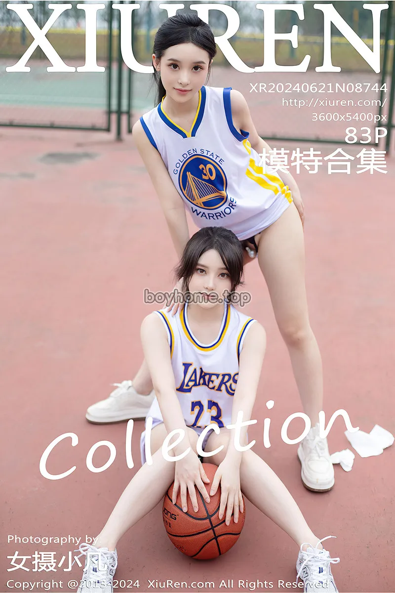 [XiuRen秀人网] No.8744 模特合集女神豆瓣酱蓝球场景互动性感黑色情趣内衣惹火诱惑写真