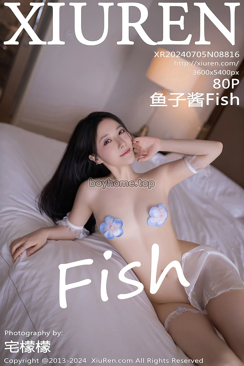 [XiuRen秀人网] No.8816 模特鱼子酱Fish性感白色薄纱蕾丝连体衣秀曼妙身姿撩人诱惑写真