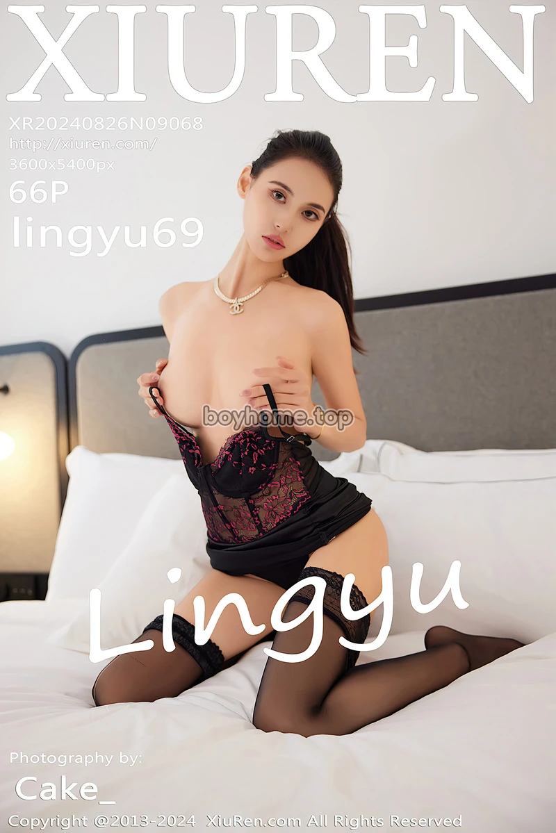 [XiuRen秀人网] NO.9068 模特Lingyu69饭店场景性感黑色连衣裙配黑丝袜秀丰腴身材诱惑写真