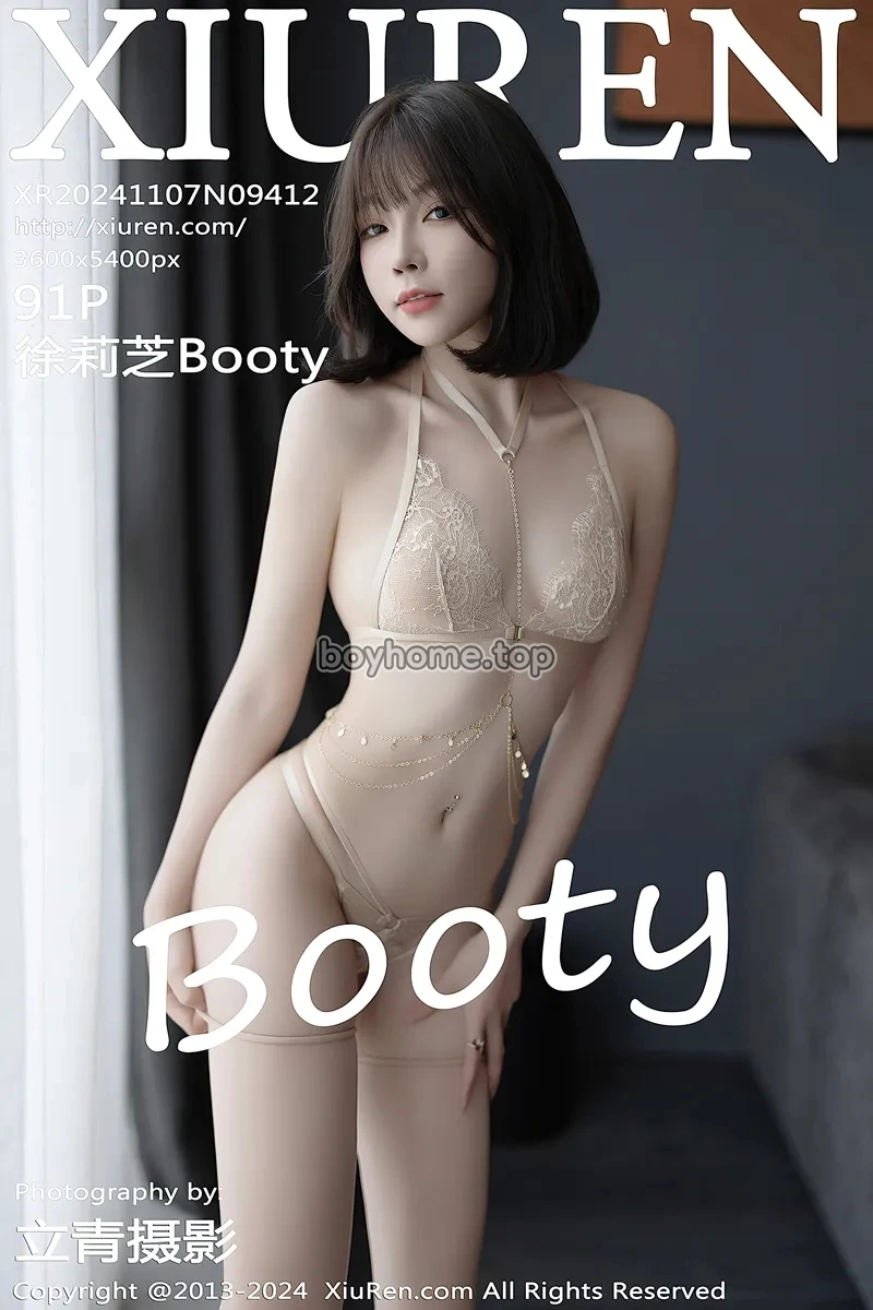 [XiuRen秀人网] NO.9412 女神徐莉芝Booty性感浅色连衣裙配超薄肉丝秀曼妙身姿诱惑写真