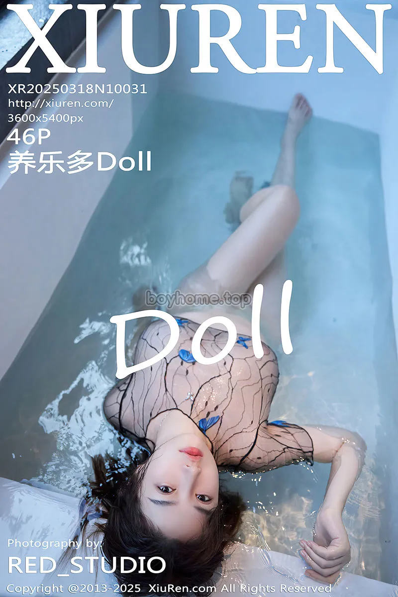 [XiuRen秀人网] NO.10031 模特养乐多Doll性感黑色内衣+豹纹吊带裙秀完美身材诱惑写真